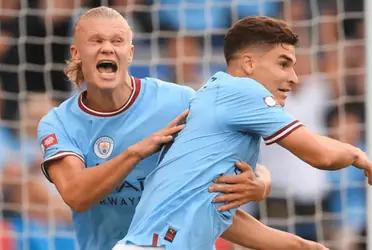 The Argentine sealed the win for Manchester City in the European competition.