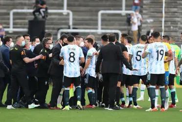 The Argentine squad questioned why they waited until the game against Brazil began to carry out their operation, which unleashed one of the most embarrassing acts in history.