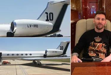 The Argentine star has one of the most expensive private jets among soccer players and this is what it costs.