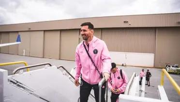 The Argentine star is doing preseason with Inter Miami in Saudi Arabia.