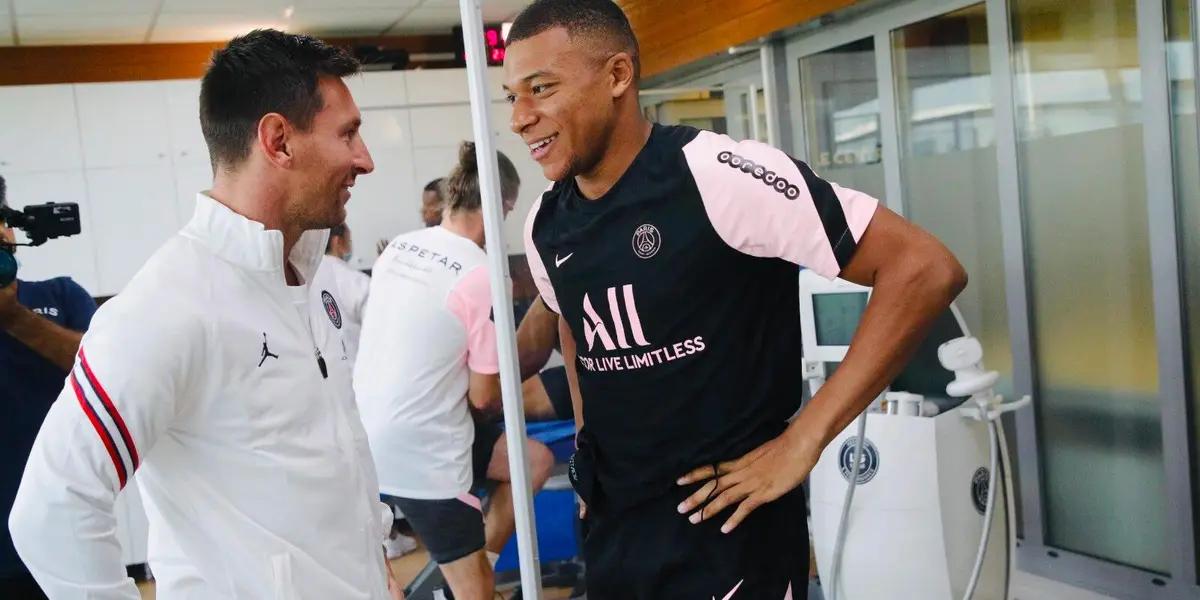 The Argentine star is still getting ready for his premiere with the shirt of his new club, but he already showed his game alongside that of the French attacker