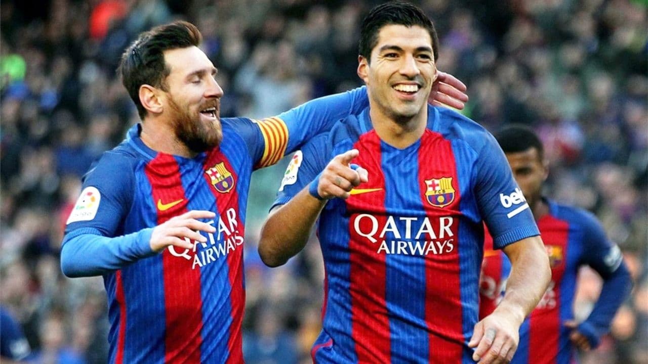 The Argentine star sent a video to Luis Suárez's presentation to wish him all the luck in the world in his new stage.