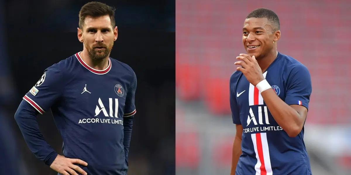 The Argentine star was close to scoring a great goal against Brest, but his shot was deflected by the French striker.