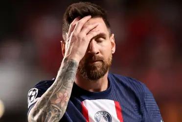 The Argentine star was supported by the least expected person.