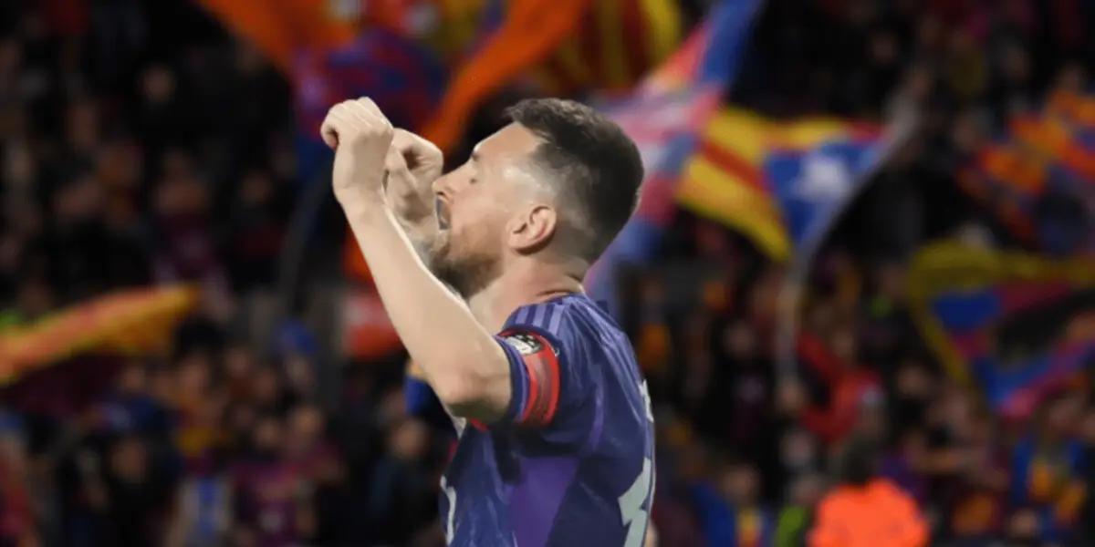 The Argentine star was the star of Argentina's victory over Peru in the city of Lima