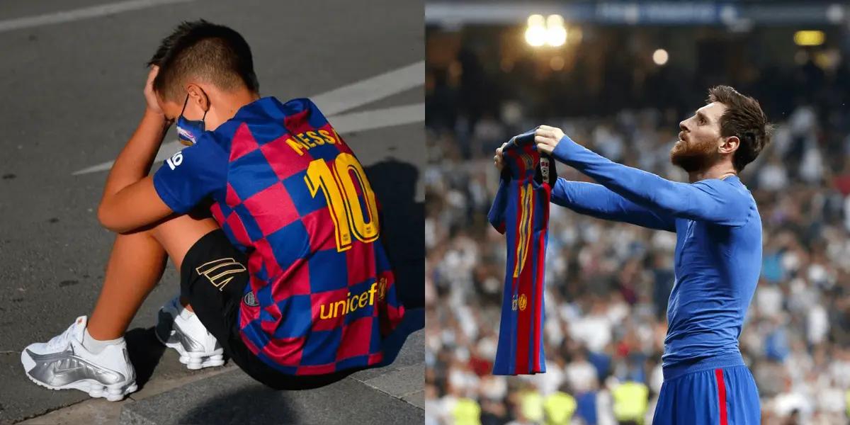 The Argentine striker referred to his time at PSG and worried the Catalan fans who await his return