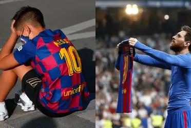 The Argentine striker referred to his time at PSG and worried the Catalan fans who await his return