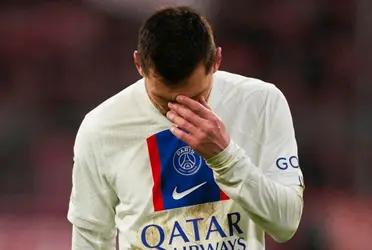 The Argentine was eliminated from the Champions League and his future in Paris is still unclear