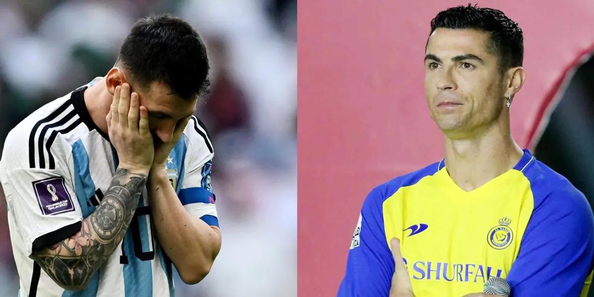 The Argentine winger made it clear that Lionel Messi is not his greatest idol.