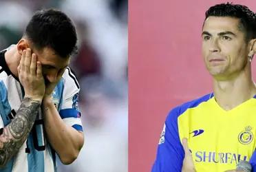 The Argentine winger made it clear that Lionel Messi is not his greatest idol.