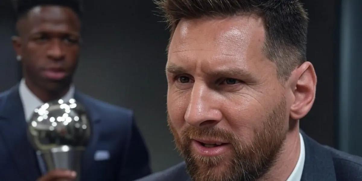 The Argentinean did not compete for the award that honors the best player in the world.