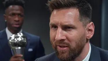 The Argentinean did not compete for the award that honors the best player in the world.