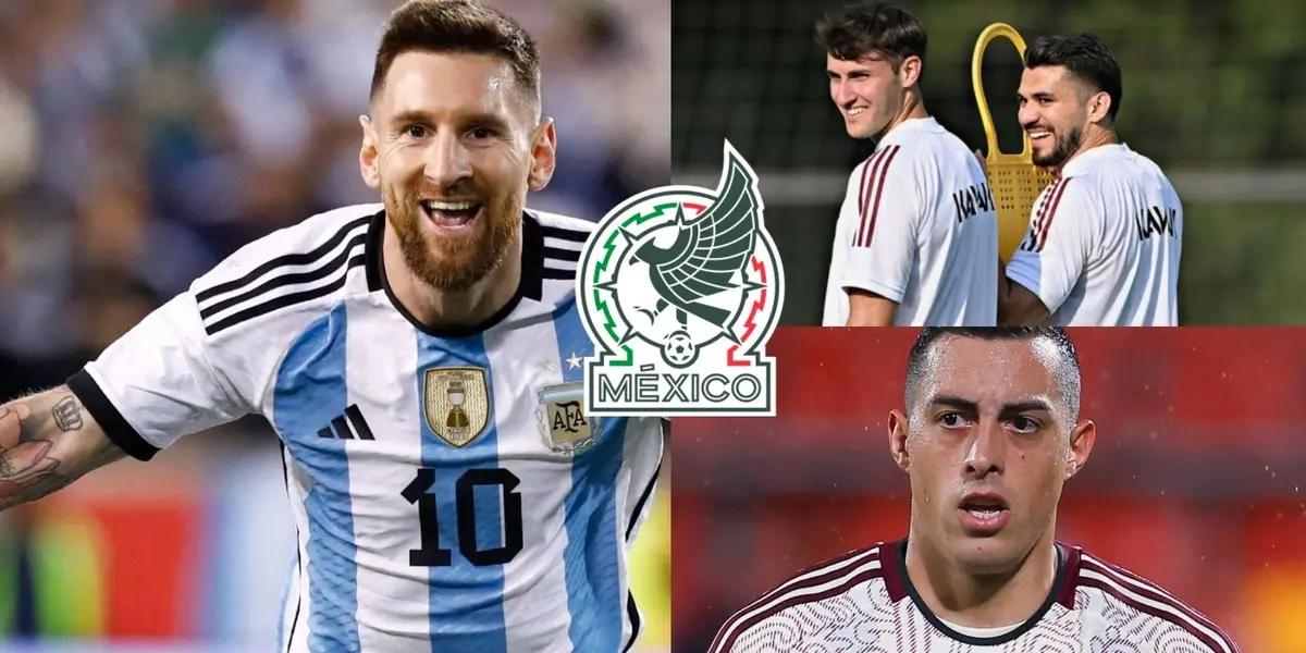 The Argentinean, naturalized Mexican citizen, who slipped up on social networks and was even happy about Lionel Messi's goal against Guillermo Ochoa