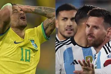 The Argentines continue to show that they are focused, while the Brazilians do not lift their heads.