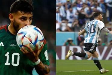 The Argentines start to heat up the game. Through their players there is already an atmosphere of superiority