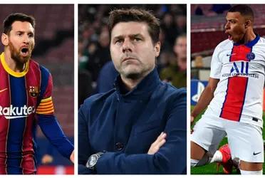 The Argentinian coach gave an incredible response when he was asked to choose whether if he likes his current player in PSG or Barcelona’s legend.