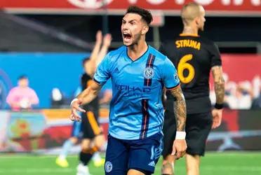 The Argentinian is only 22 years old, has been named MLS player of the month and could move for free to Manchester City.