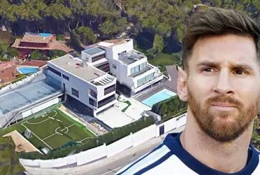 The Argentinian legend is comfortably installed in Casteldefels and this are the luxuries that he has in his house.