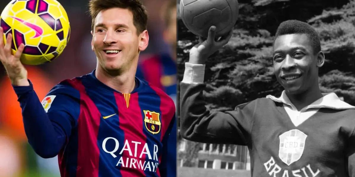 The Argentinian overcome the record from the Brazilian and this is how he anticipated it many years ago.