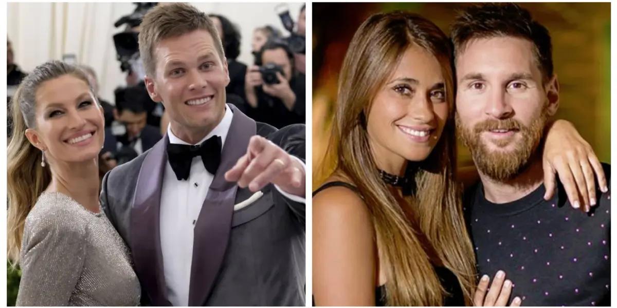 The Argentinian soccer ace and his wife are one of the most successful couples in the sport, as well as the NFL legend and the model are in their activites.