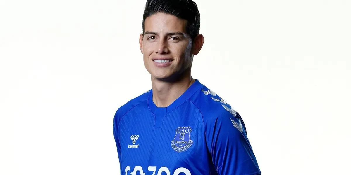 The arrival of James made Theo Walcott want to leave Everton as soon as possible.