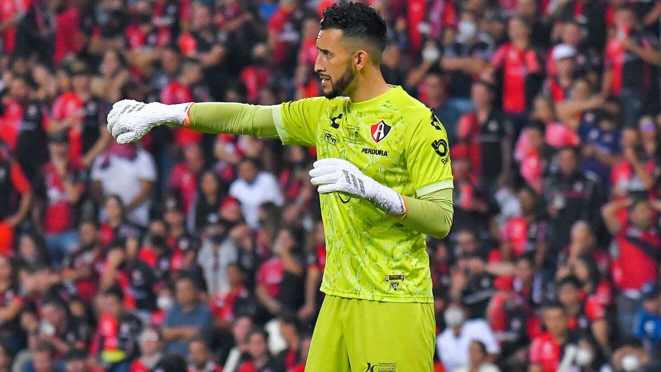 The Atlas goalkeeper put his hands in to save a shot by Gignac while out of the area, which earned him a red card in the 5th minute of the match.
