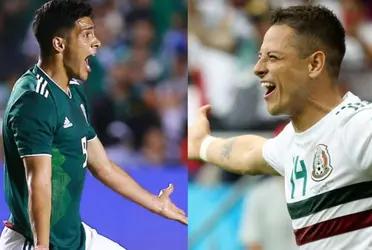 The attacker is having an incredible moment in his professional career and he may be winning a comparison with Chicharito at Mexico.