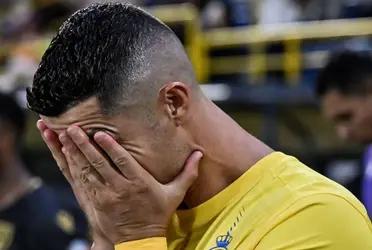 The bad gesture of Cristiano Ronaldo with a fan in Saudi Arabia