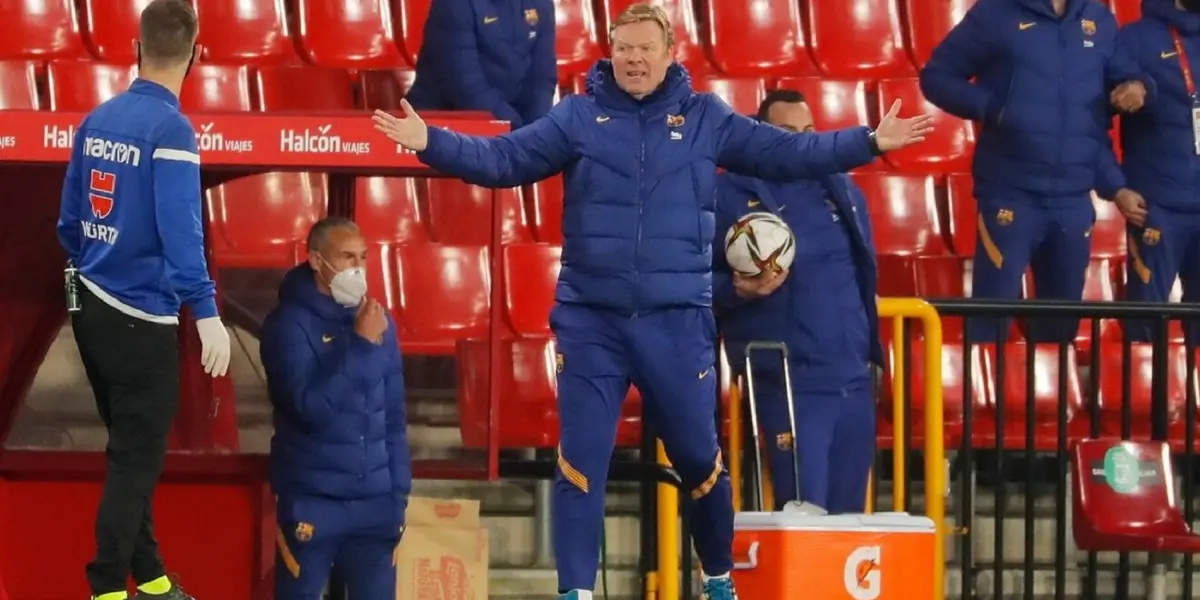 Ronald Koeman got angry with Barcelona because he lost his ideal reinforcement