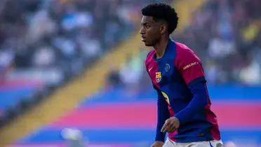 The Barcelona defender had to leave the match against Las Palmas due to an injury problem.