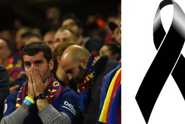 The Barcelona world returns to be in mourning with his death.