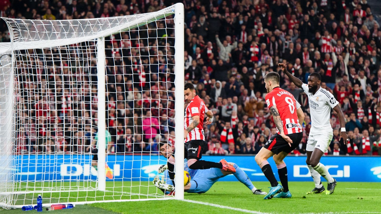 The Basque team took the lead with a score that left Real Madrid's defense exposed.
