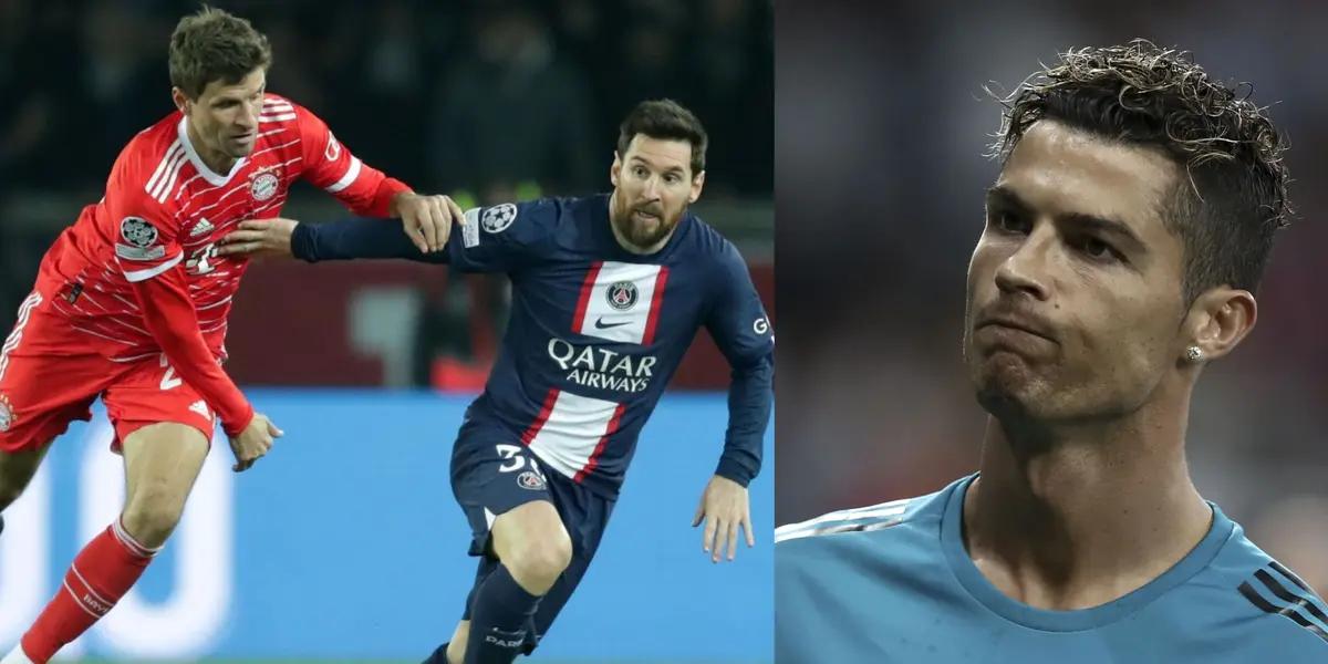 The Bayern Munich footballer referred to the possibility of having dinner with one or the other.