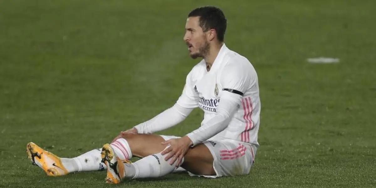 The Belgian isn't living his best sporting moment in Real Madrid.