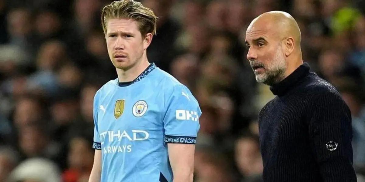 The Belgian midfielder spoke about the current situation of the Citizens and left a little message for Guardiola.