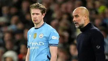 The Belgian midfielder spoke about the current situation of the Citizens and left a little message for Guardiola.