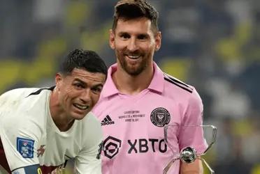 The blow that Messi gives to Cristiano Ronaldo with his pink Inter Miami shirt