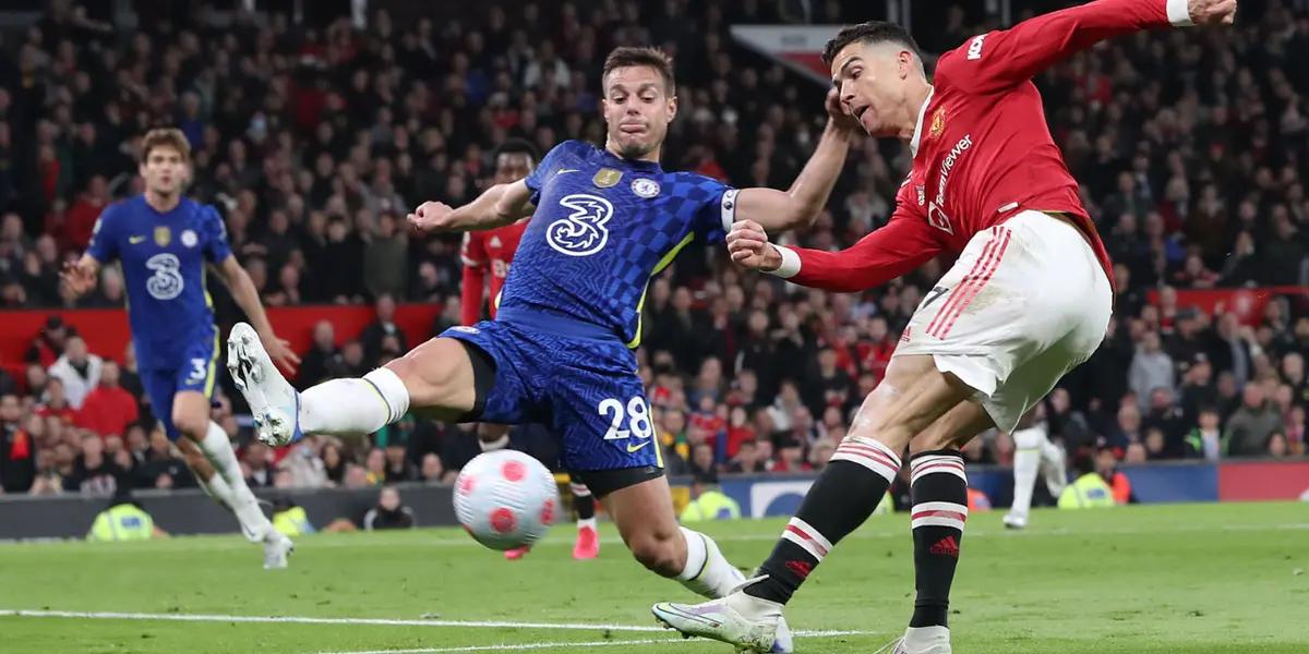 The Blues scored through Marcos Alonso Mendoza and CR7 scored for United.