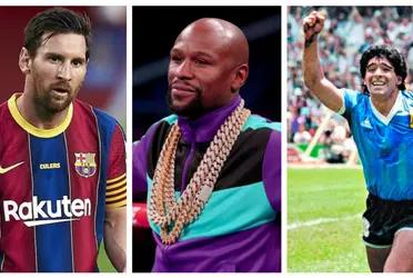 The boxing legend has been asked about two of the biggest stars in soccer history and gave an unexpected answer.