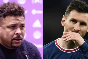 The Brazilian avoided pointing to Leo as the best of all time.