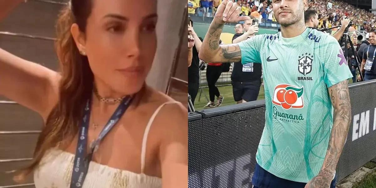 The Brazilian continues to have fun on the boat.