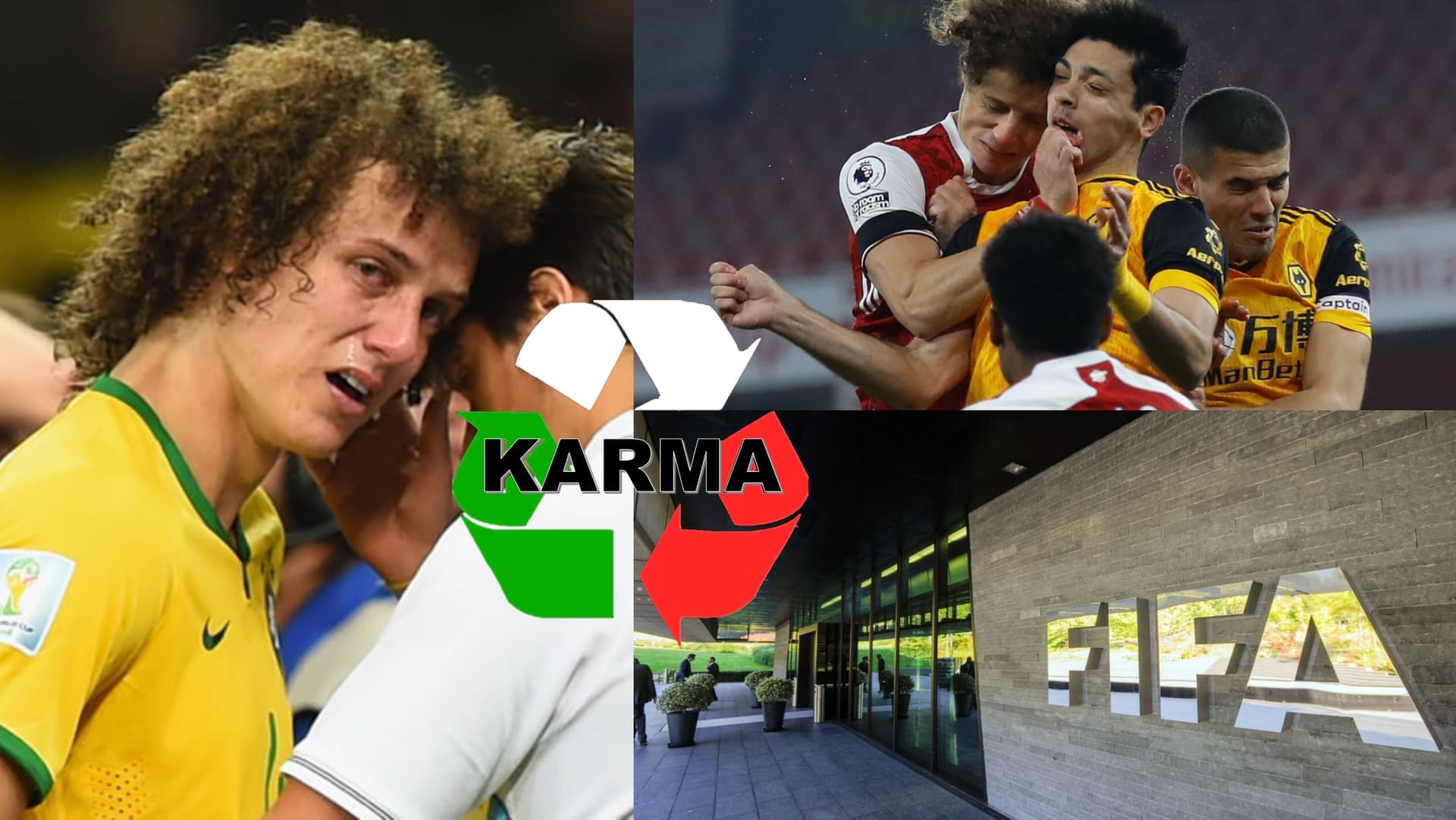 The Brazilian defender David Luiz, who had a serious injury to Raúl Jiménez's skull, now destiny will take its toll on him.