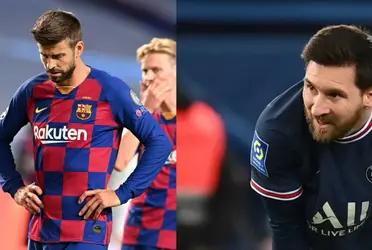 The Brazilian did not forget about Piqué, who announced his departure from FC Barcelona.