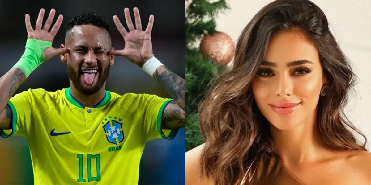 The Brazilian football player is involved in a new scandal with the influencer.
