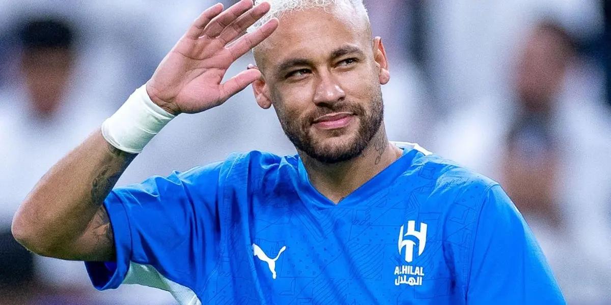 the Brazilian is recovering from an injury he sustained on his return to Al Hilal