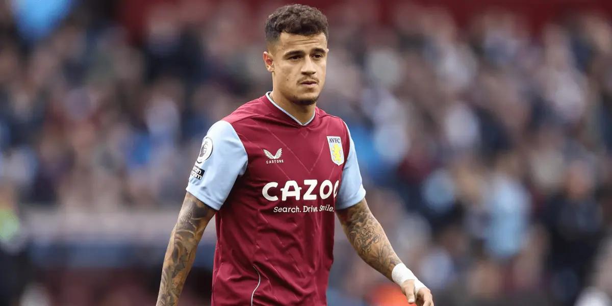 The Brazilian leaves Aston Villa and is going to another country.