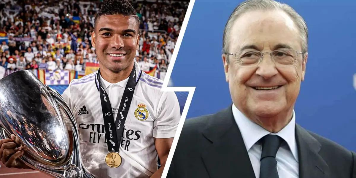 The Brazilian midfielder has a powerful offer from Manchester United and could end up leaving, the white club prepares to sign his replacement.