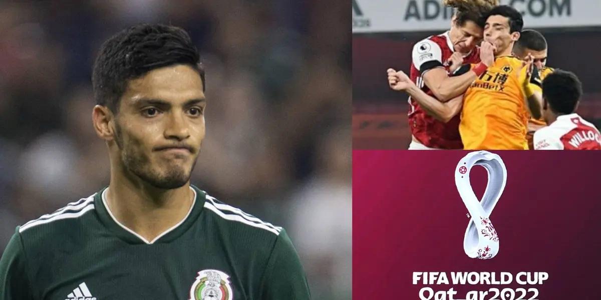 The Brazilian player and the last blow that sentenced Raúl Jiménez, all because he will not be able to go to Qatar. Jimenez suffers