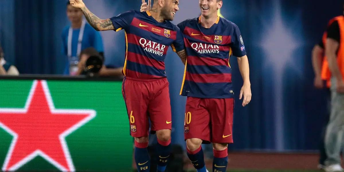 The Brazilian remembered a moment lived when they played in Barcelona and surprised everyone