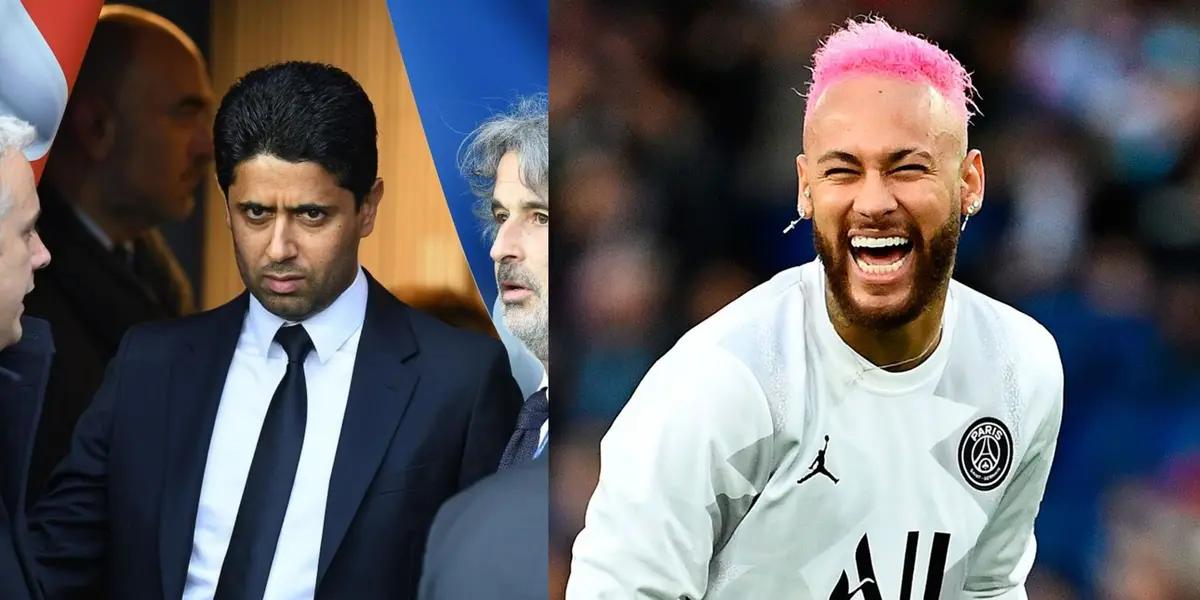 The Brazilian soccer player was seen at the Barcelona airport.